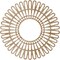 Ekena Millwork Cornelius Wood Fretwork Pierced Ceiling Medallion, Red Oak, 38"OD x 14 1/8"ID x 3/8"T CMWP38X0375CRRO - alternate 4